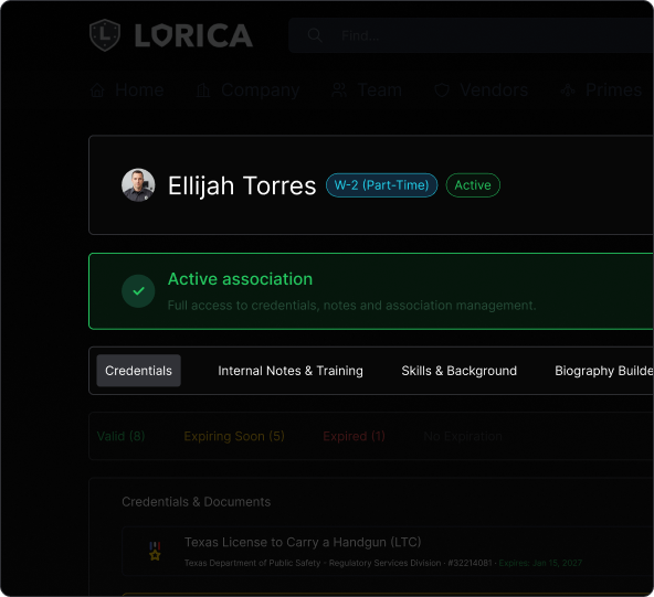 Internal governance context